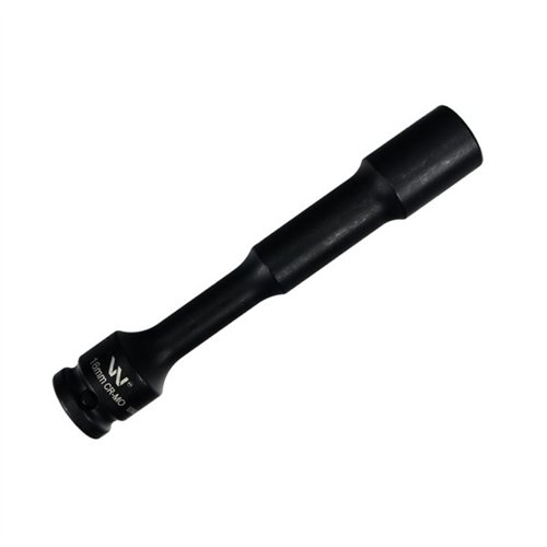 Nasadka udarowa 1/2", sześciokątna slim przelotowa ze stali CrMo 16mm długość 150 mm, stosowane w mechanice do kluczy udarowych,