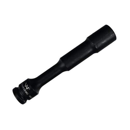 Nasadka udarowa 1/2", sześciokątna slim przelotowa ze stali CrMo 17mm długość 150 mm, stosowane w mechanice do kluczy udarowych,