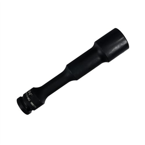 Nasadka udarowa 1/2", sześciokątna slim przelotowa ze stali CrMo 22mm długość 150 mm, stosowane w mechanice do kluczy udarowych,