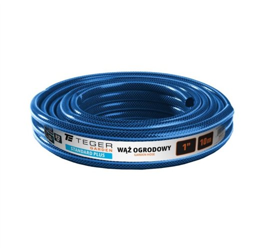 Wąż ogrodowy "STANDARD PLUS", FI 1". 10m, Teger