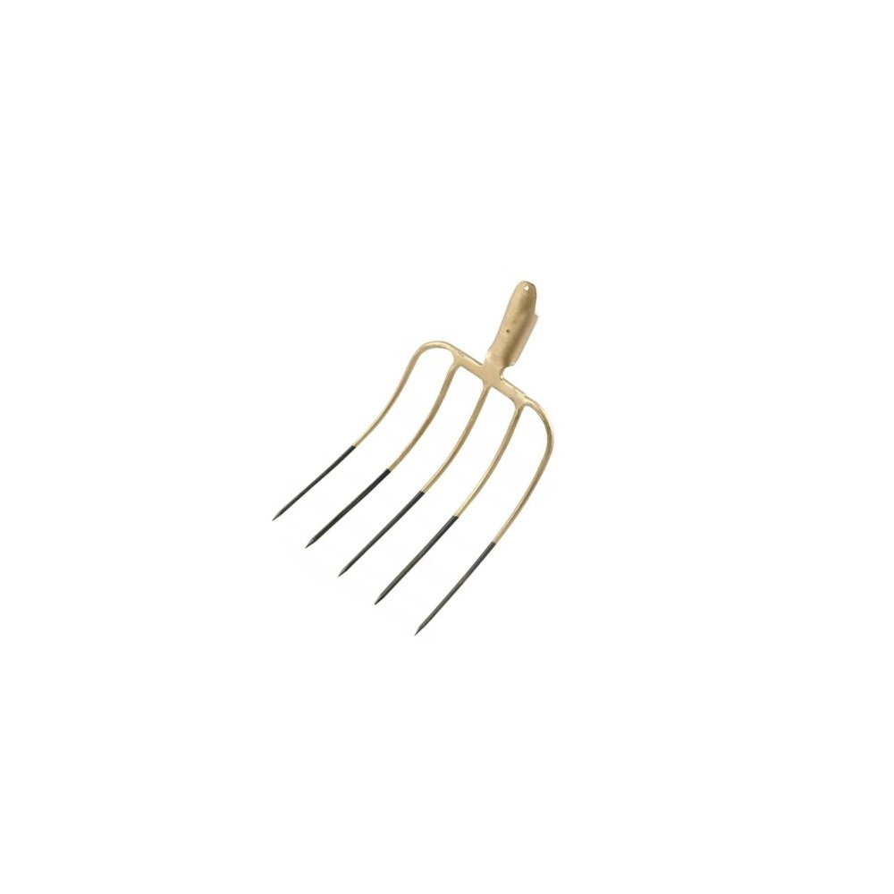 Widły gospodarcze 5-zębne, nieoprawne, kute, Teger