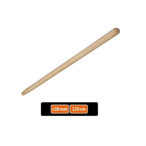 Trzonek drewniany do wideł , 38x1200mm, Teger