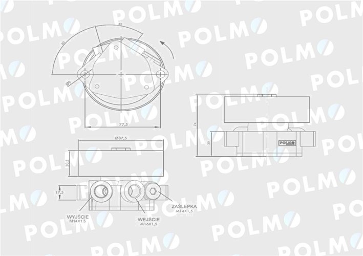 Pompa zasilająca F716200710010 POLMO