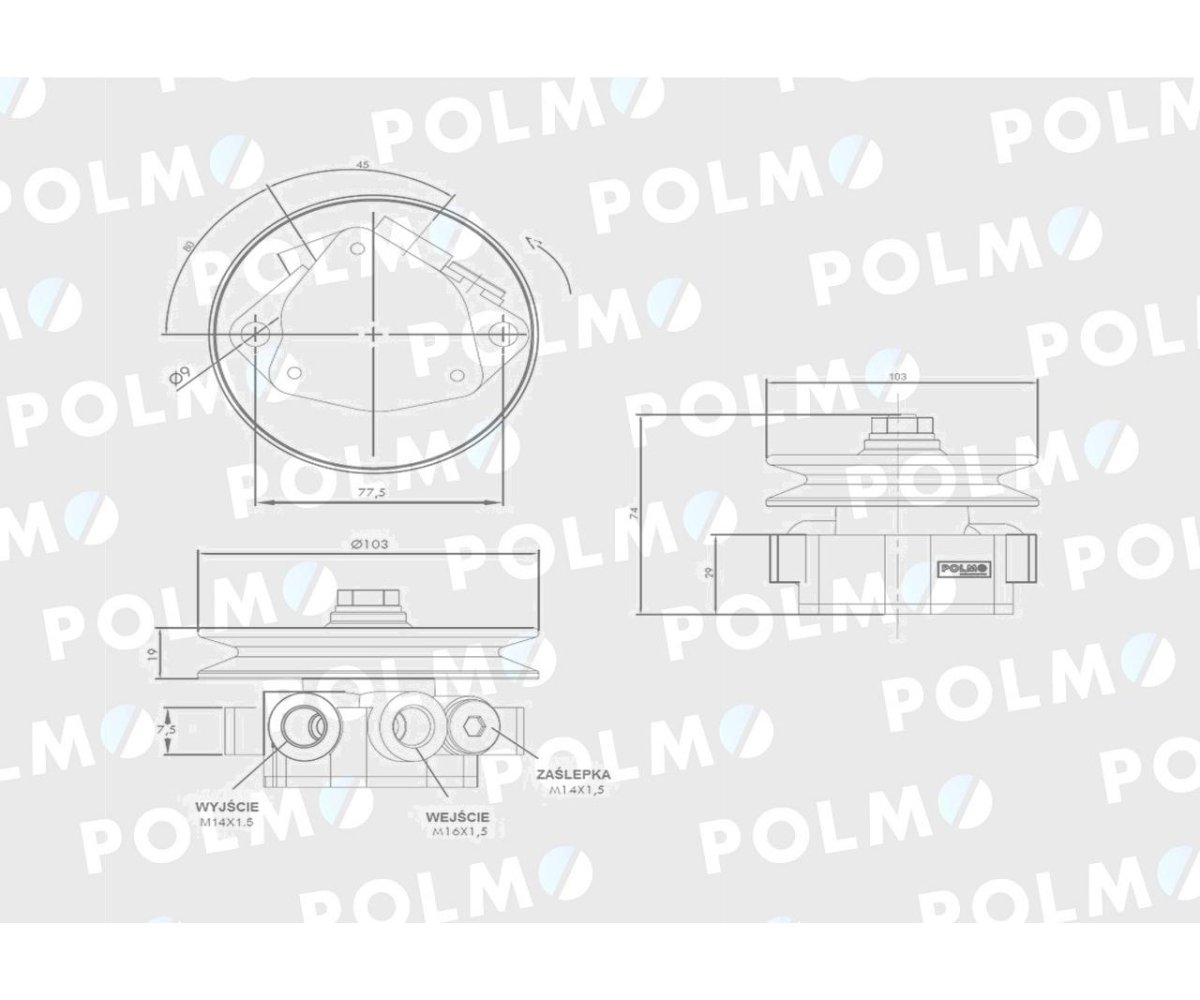 Pompa zasilająca 02112672 POLMO