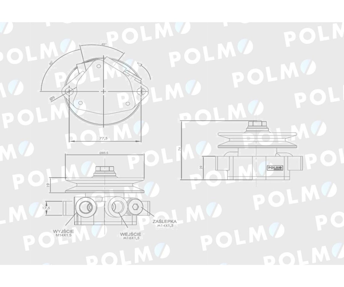 Pompa zasilająca 0011380830 POLMO