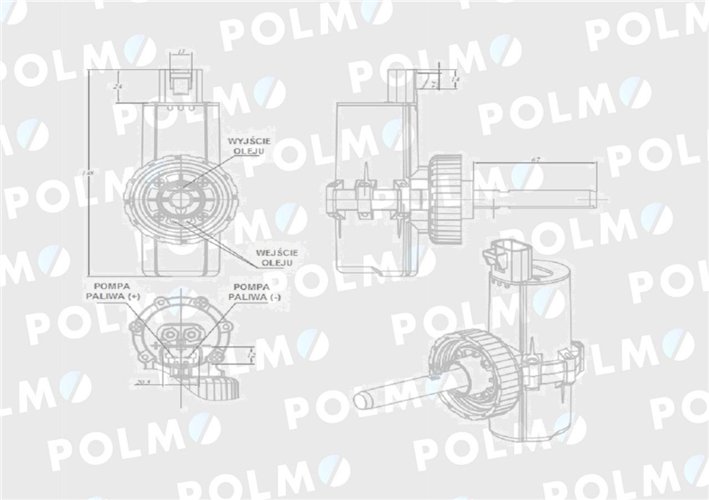Pompa zasilająca RE505825 POLMO