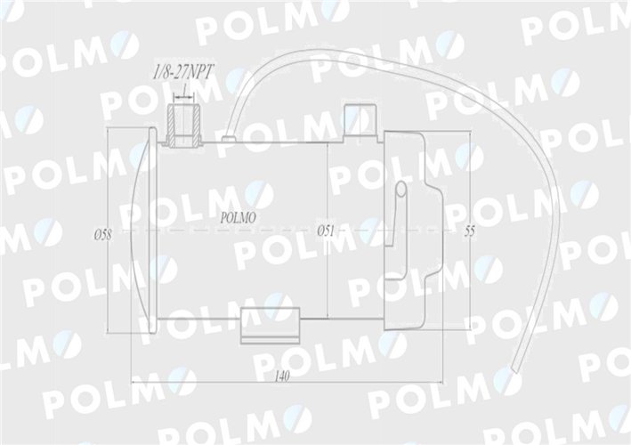 Pompa zasilająca 82006984 POLMO
