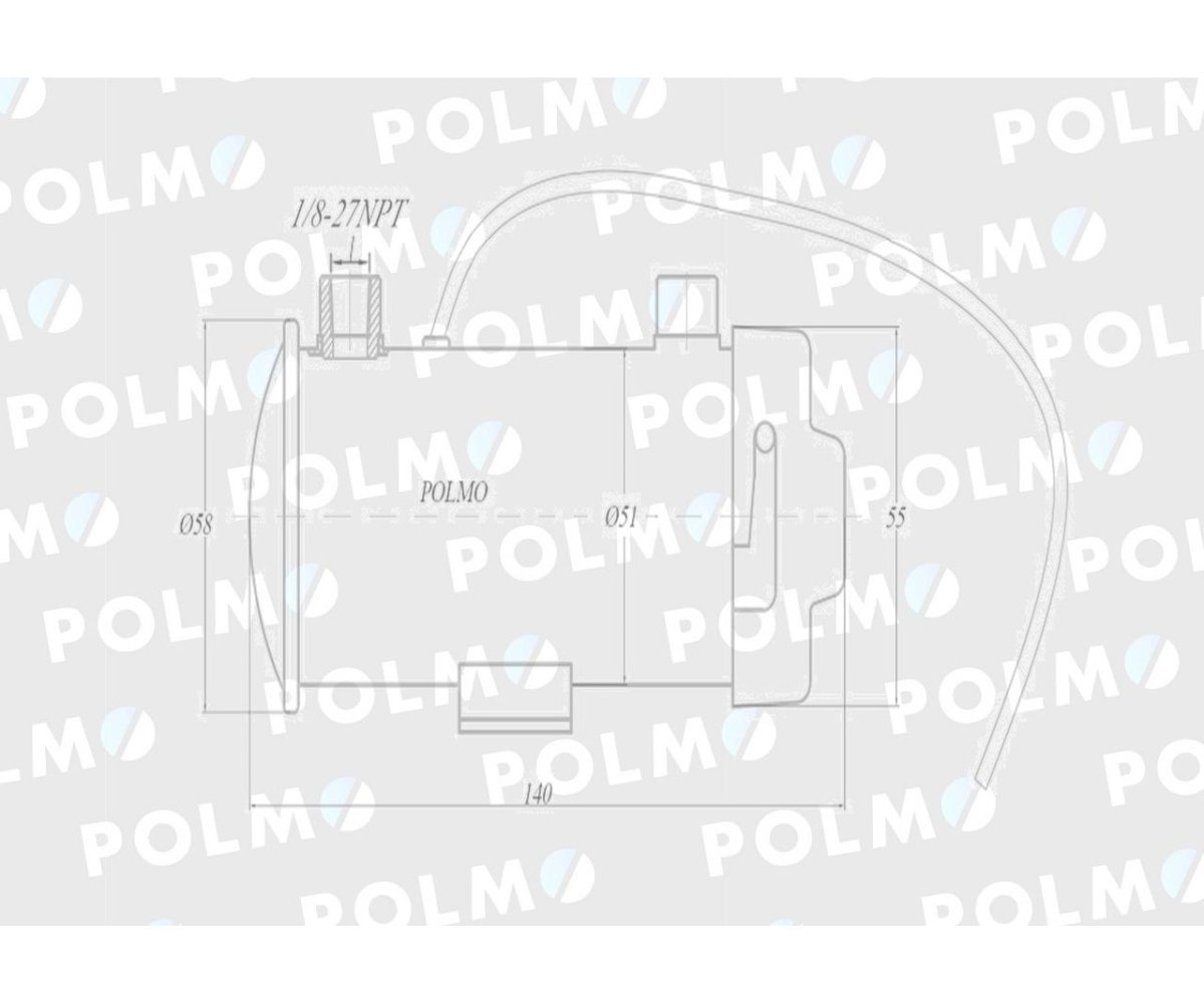 Pompa zasilająca 82006984 POLMO