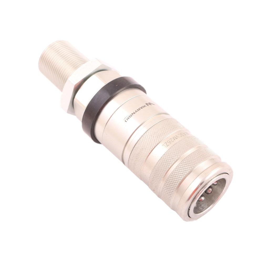 Szybkozłącze hydrauliczne zrywalne seria WIA3CV (3CFPV) 68 l/min gniazdo long M26x1.5 18L gwint zewnętrzny LONG EURO PUSH-PULL 