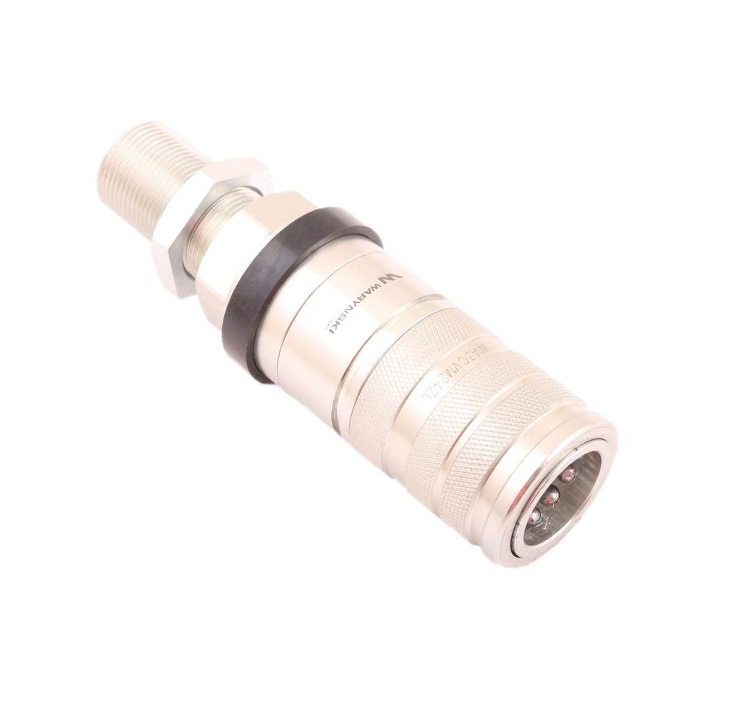 Szybkozłącze hydrauliczne zrywalne seria WIA3CV (3CFPV) 68 l/min gniazdo long M24x1.5 16S gwint zewnętrzny LONG EURO PUSH-PULL 