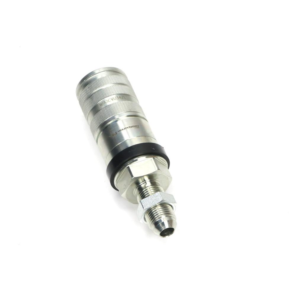 Szybkozłącze hydrauliczne zrywalne seria WIA3CV (3CFPV) 68 l/min gniazdo long 3/4" UNF gwint zewnętrzny EURO PUSH-PULL (ISO 7241