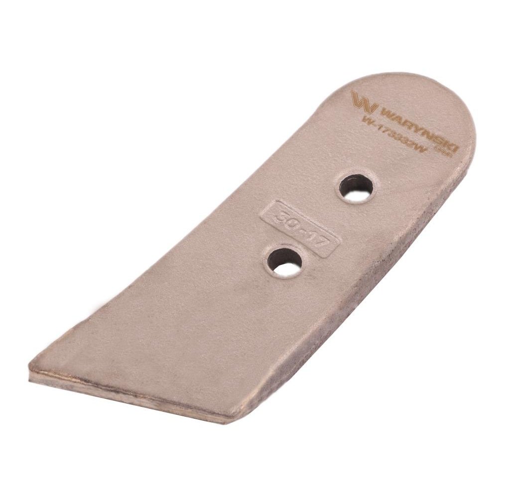 Dłuto. nakładka lemiesza prawe zastosowanie Gregoire-Besson Vogel&Noot 801101 z węglikiem wolframu WARYŃSKI MAXX