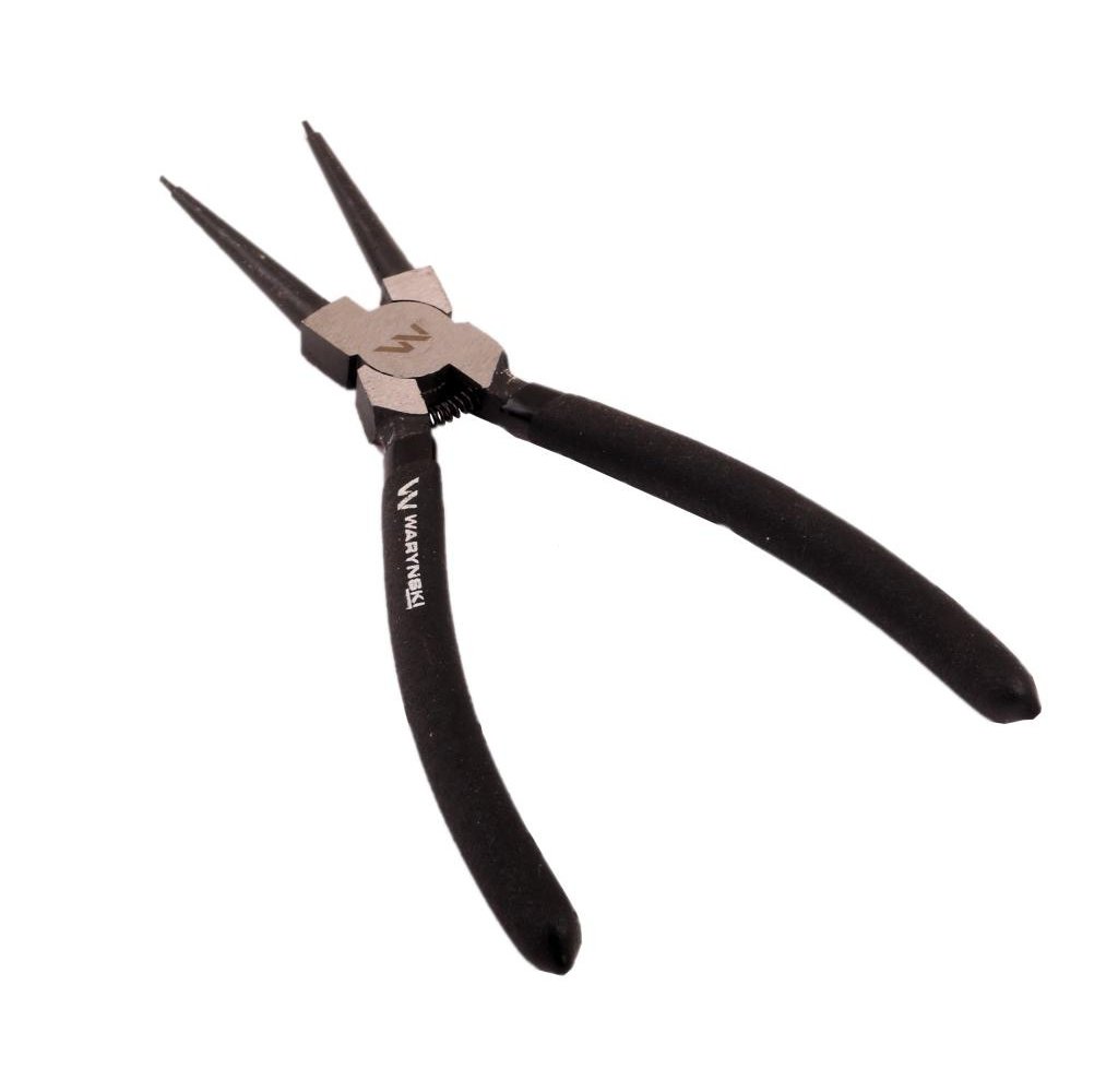 Szczypce do pierścieni osadczych 200 mm wewnętrzne proste Waryński