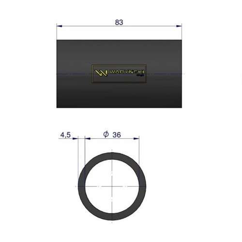 Przewód chłodnicy 596152 WARYŃSKI