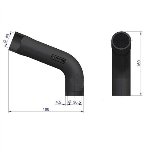 Przewód chłodnicy 3116665R2 WARYŃSKI