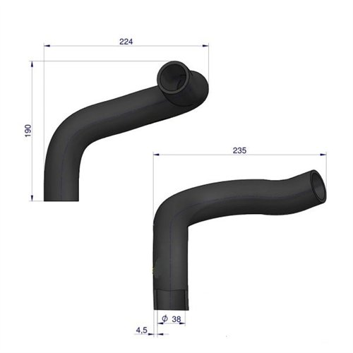 Przewód chłodnicy K945287 WARYŃSKI