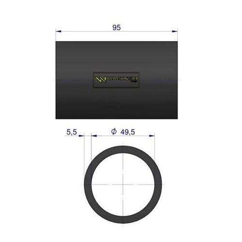 Przewód chłodnicy 3637257M91 WARYŃSKI