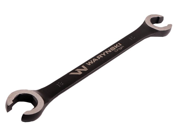 Klucz płasko oczkowy otwarty 16 x 18 Waryński