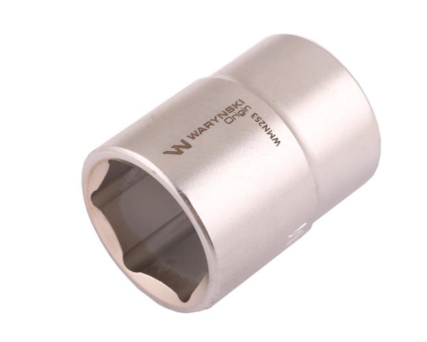 Nasadka sześciokątna 3/4". 29 mm. CrV50BV30. DIN 3124. Waryński