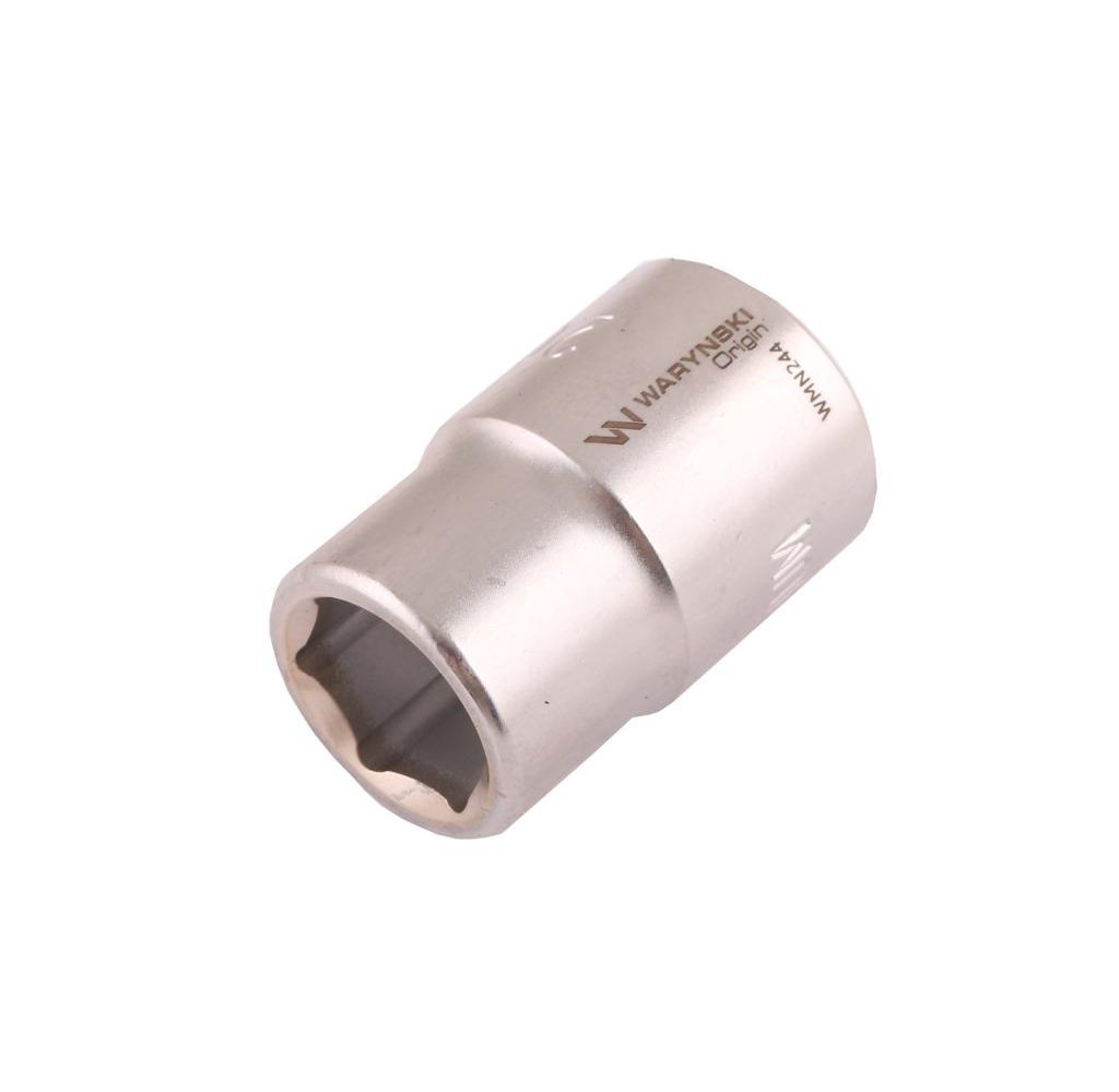 Nasadka sześciokątna 3/4". 20 mm. CrV50BV30. DIN 3124. Waryński