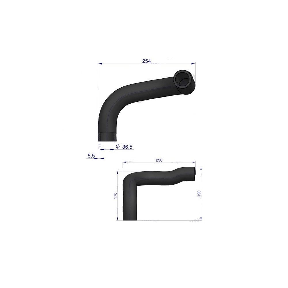 Przewód chłodnicy K906875 WARYŃSKI