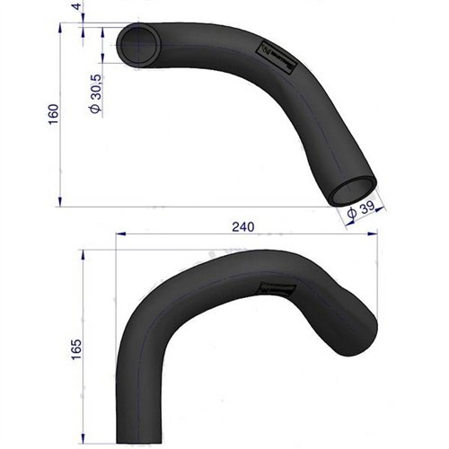 Przewód chłodnicy 1694711M1 WARYŃSKI