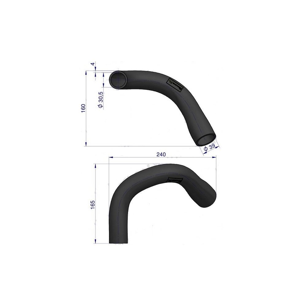 Przewód chłodnicy 1694711M1 WARYŃSKI