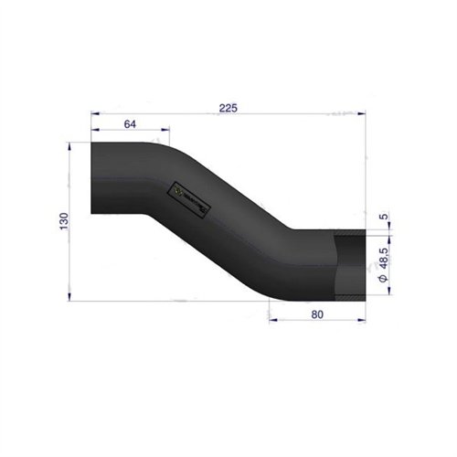 Przewód chłodnicy 1672725M1 WARYŃSKI