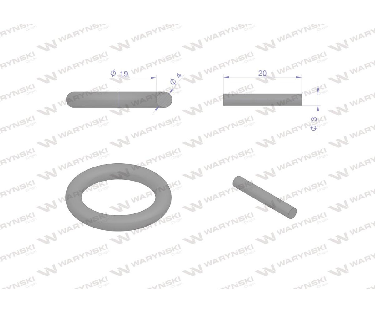 Pierścień do nasadek udarowych 1/2. 8-14mm. Waryński