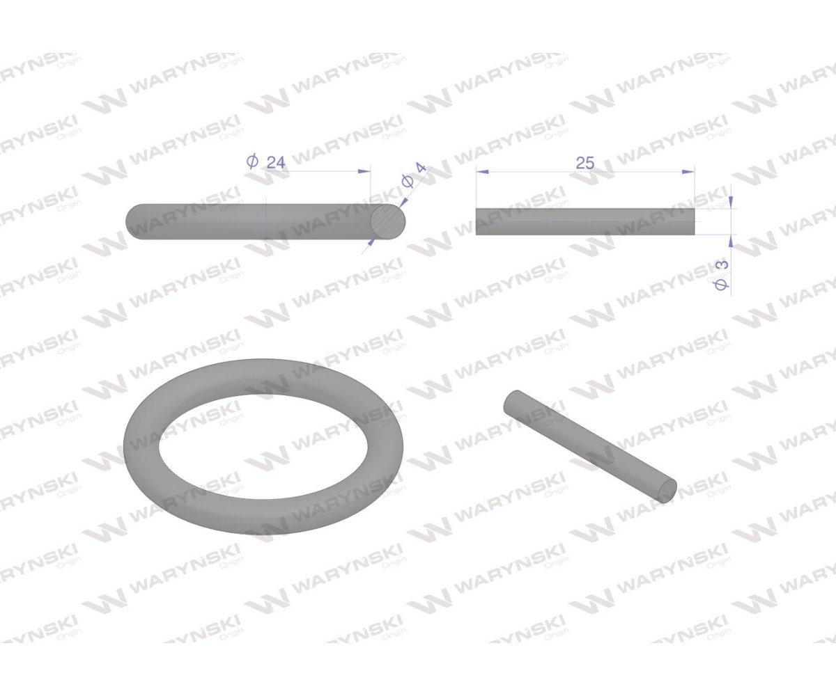 Pierścień do nasadek udarowych 1/2. 15-32mm. Waryński