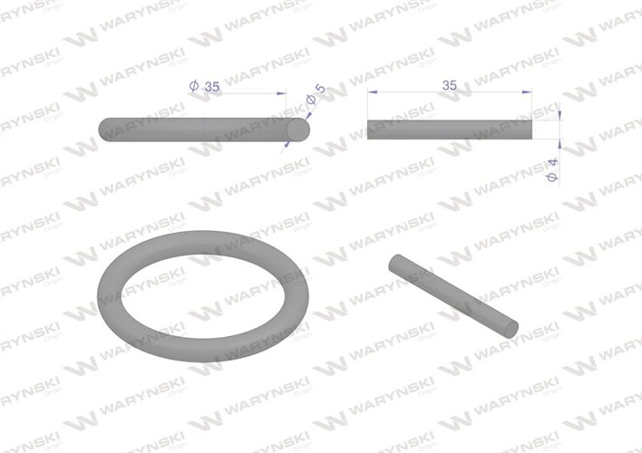 Pierścień do nasadek udarowych 3/4. 17-49mm. Waryński