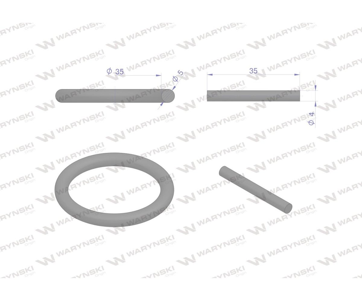 Pierścień do nasadek udarowych 3/4. 17-49mm. Waryński