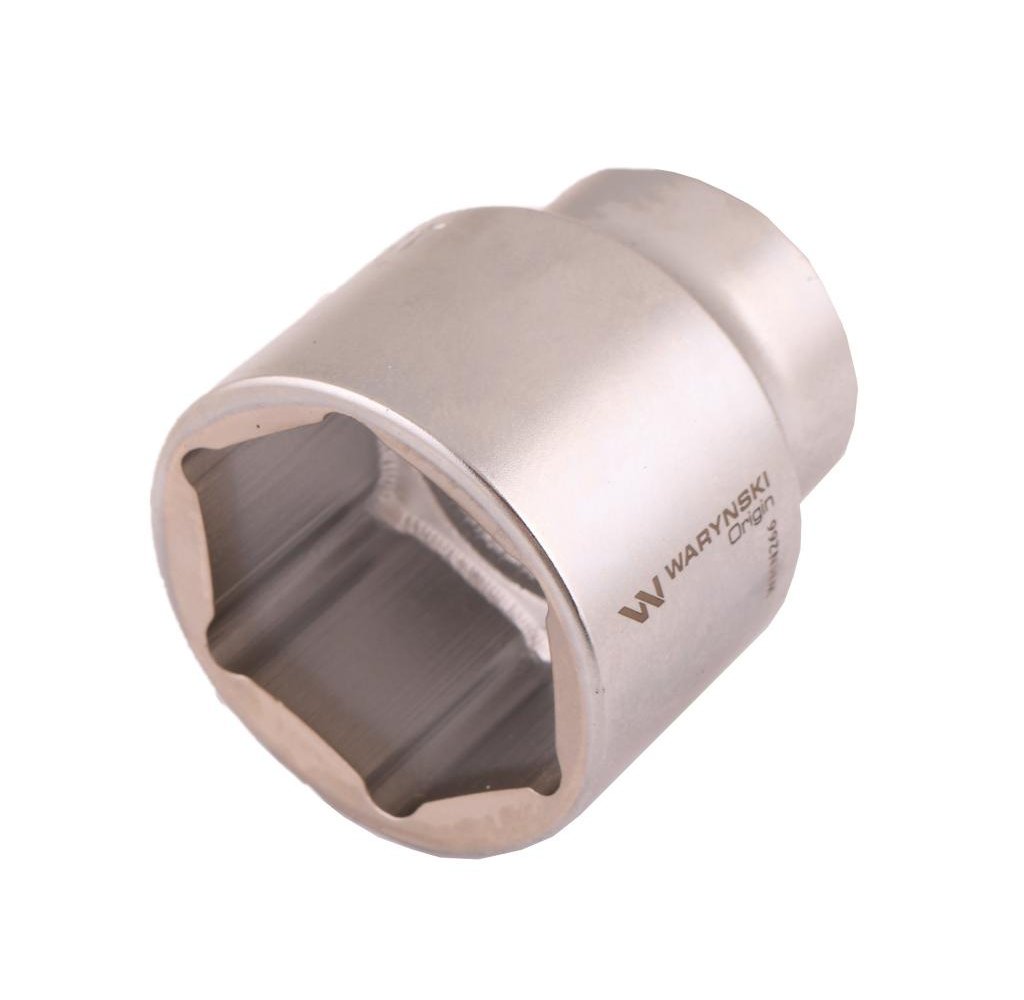 Nasadka sześciokątna 3/4". 48 mm. CrV50BV30. DIN 3124. Waryński