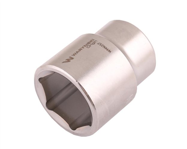 Nasadka sześciokątna 3/4". 33 mm. CrV50BV30. DIN 3124. Waryński