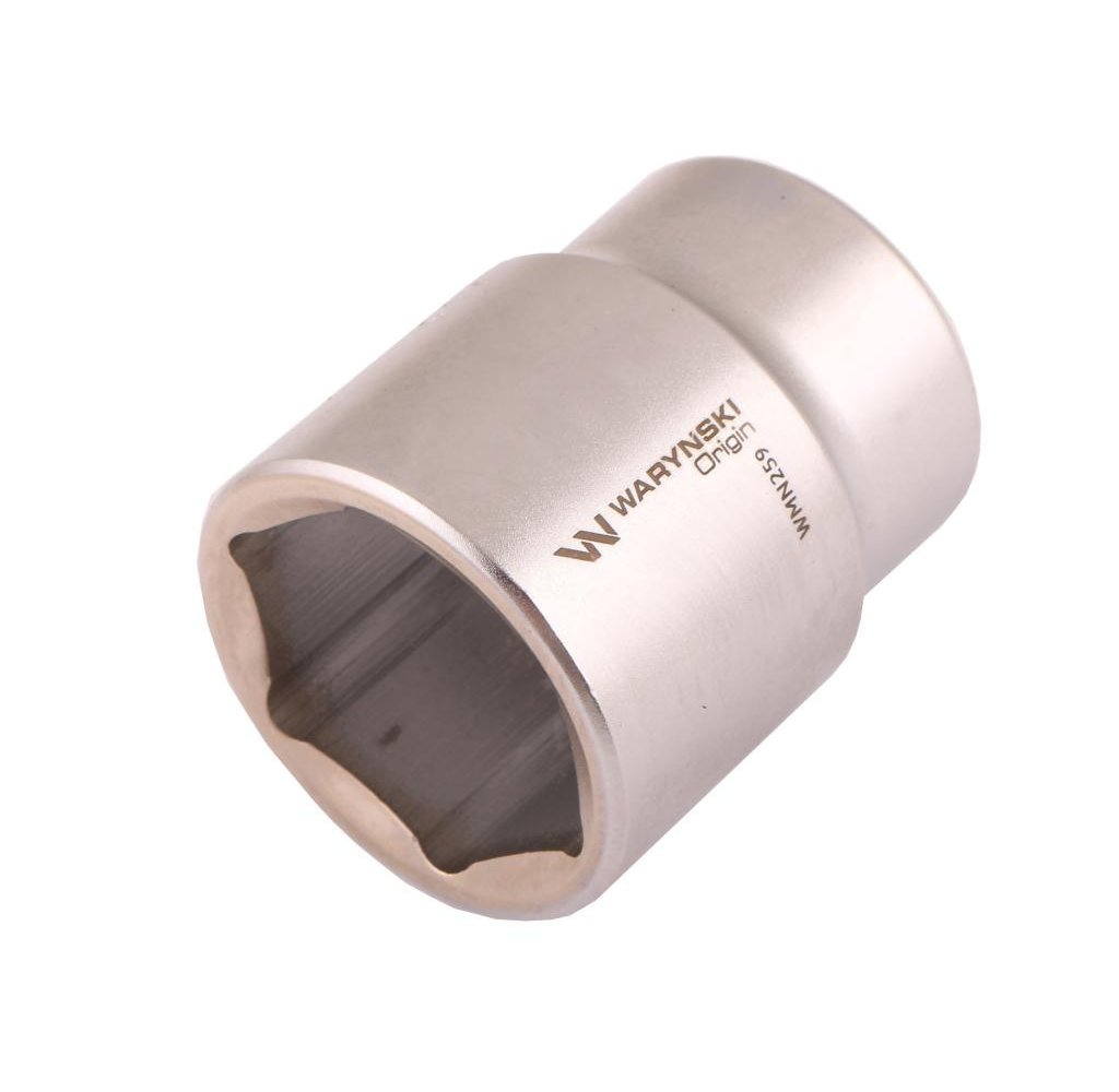 Nasadka sześciokątna 3/4". 35 mm. CrV50BV30. DIN 3124. Waryński