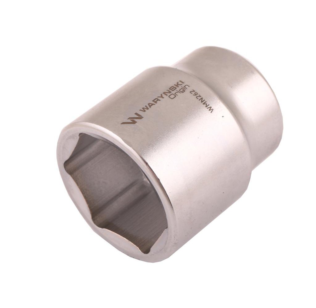 Nasadka sześciokątna 3/4". 40 mm. CrV50BV30. DIN 3124. Waryński