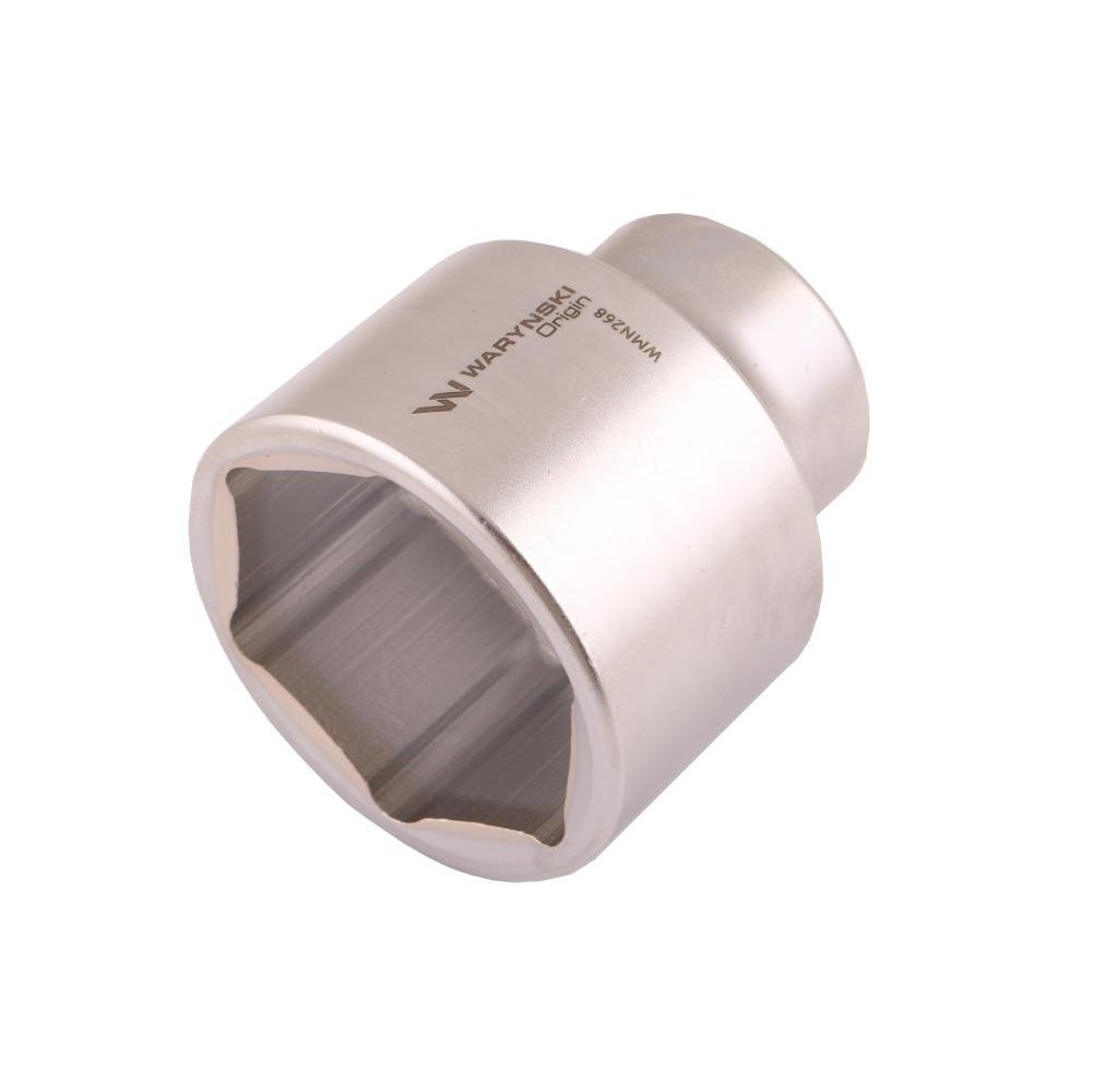 Nasadka sześciokątna 3/4". 54 mm. CrV50BV30. DIN 3124. Waryński