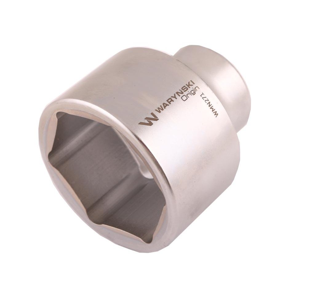 Nasadka sześciokątna 3/4". 60 mm. CrV50BV30. DIN 3124. Waryński
