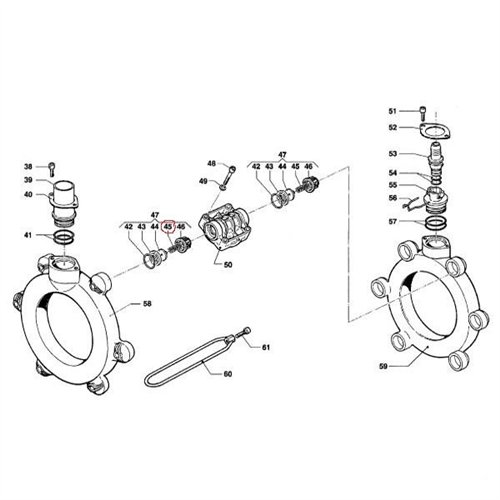 Sprężyna zaworu pompy Comet 18020245