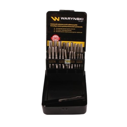 Zestaw gwintowników M3-M12 ze stali HSS 21 el Waryński