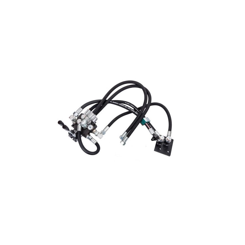 Zestaw zewnętrznego rozdzielacza C-330, rozdzielacz 2-sekcyjny (1 sekcja pływająca) węże elastyczne