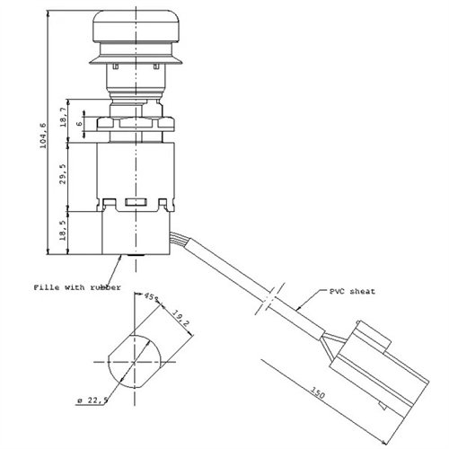 Włącznik WOM Case, New Holland 23136000, 82016443
