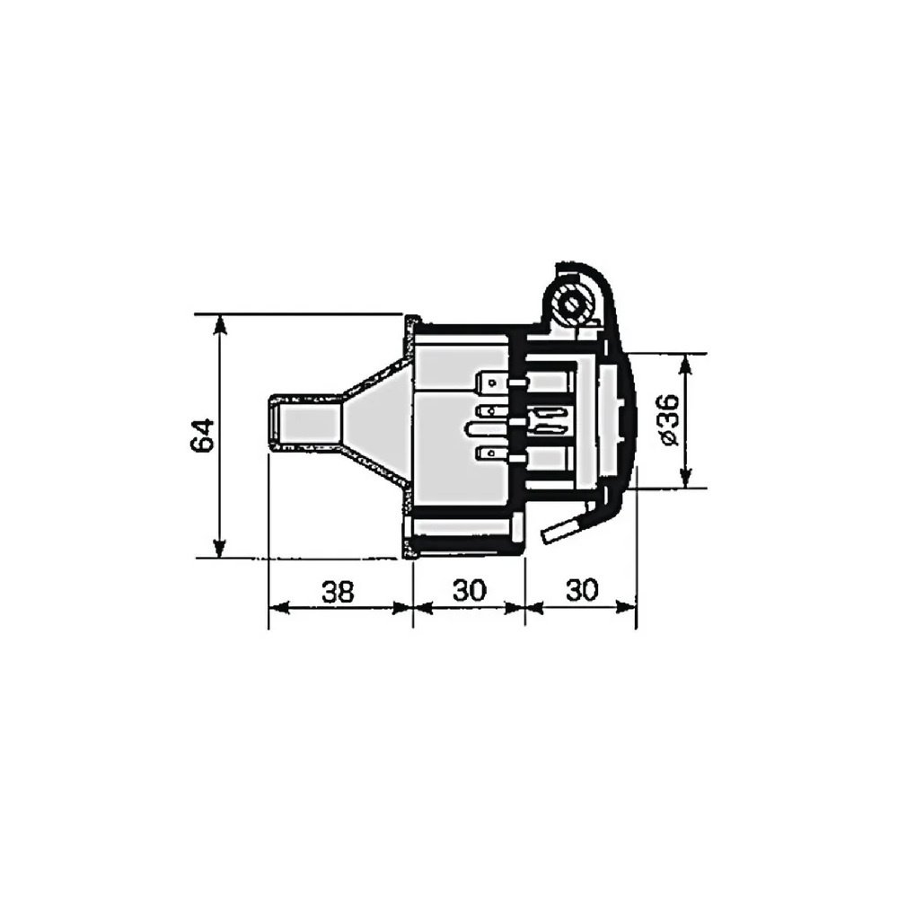 Gniazdo wtykowe 7-styk. COBO 25008100