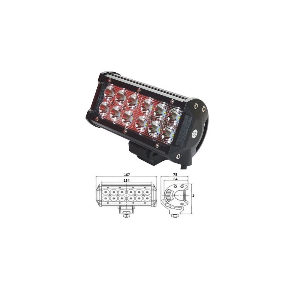 Lampa robocza reflektor panel LED 12/24V LB0032S