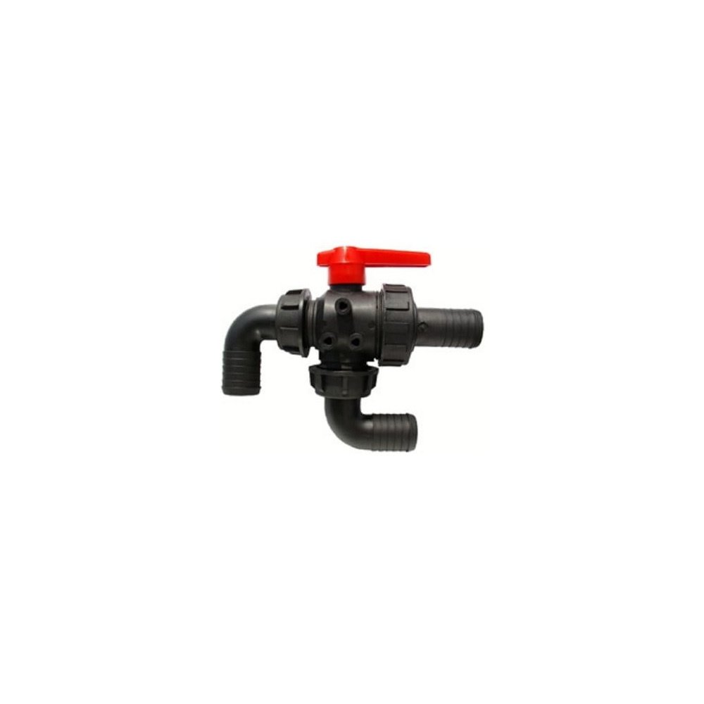 Zawór kulowy 3-drożny fi-32 ARGOPLAST