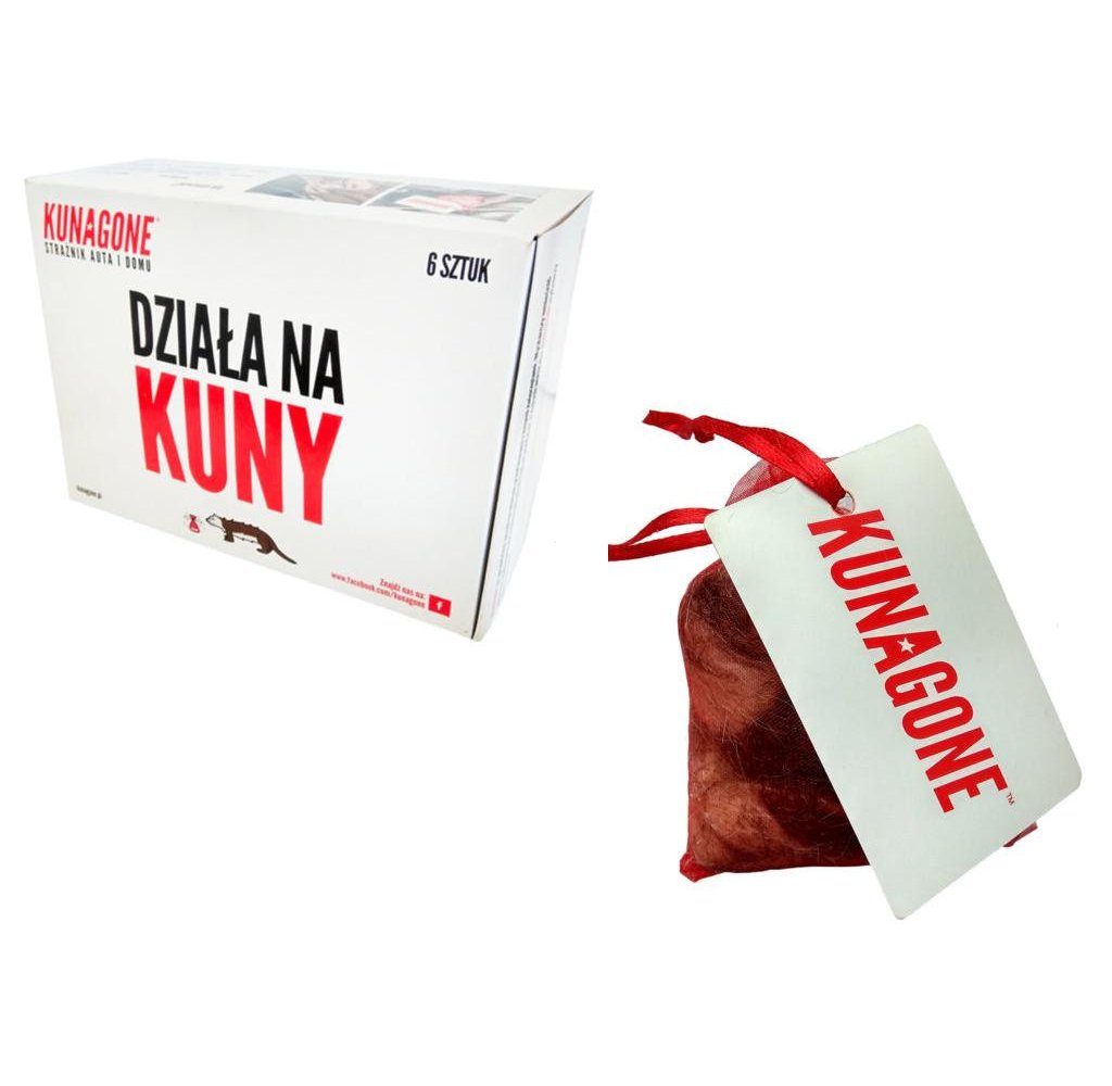 Naturalny odstraszacz na kuny KUNAGONE ( sprzedawane po 6 )