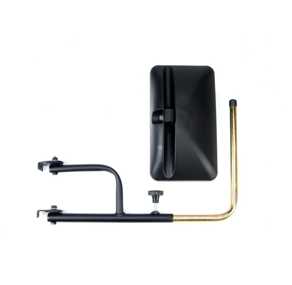 Zestaw lusterko uniwersalne 305 x 170mm + ramię uniwersalne z regulowanym wysięgnikiem 480 mm do 710 mm pasujące na prawą i lewą