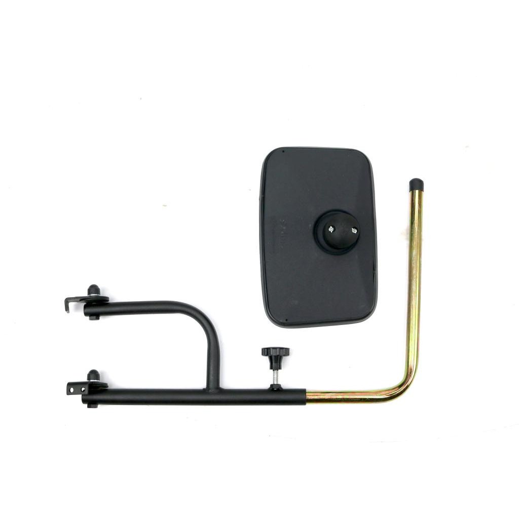 Zestaw lusterko uniwersalne 250 x 165mm + ramię uniwersalne z regulowanym wysięgnikiem 480 mm do 710 mm pasujące na prawą i lewą