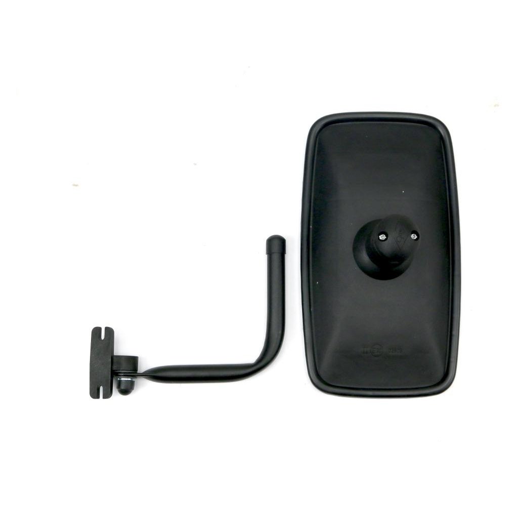 Zestaw lusterko uniwersalne 250 x 165mm z mocowaniem kulistym typu gałka + ramię uniwersalne 125 x 125mm pasujące na prawą i lew