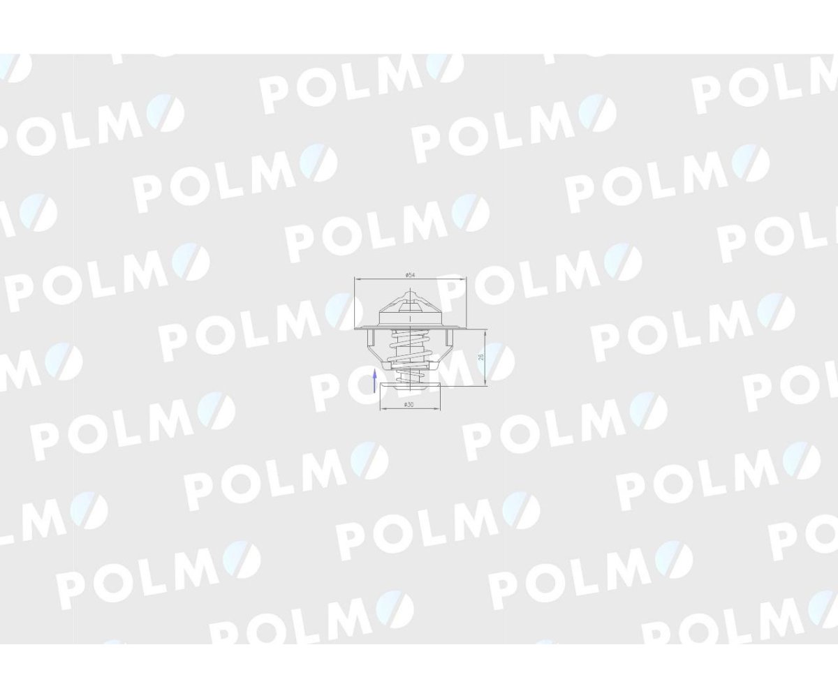 Termostat 0.007.1258.3 Deutz POLMO